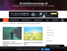 Tablet Screenshot of gratishoroscoop.nl